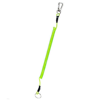 Outdoor Multi-functional Anti-lost Keychain TPU Spring Lanyard, Length: 32cm