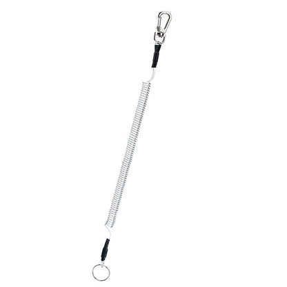 Outdoor Multi-functional Anti-lost Keychain TPU Spring Lanyard, Length: 32cm
