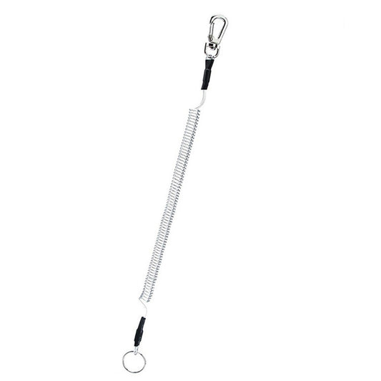Outdoor Multi-functional Anti-lost Keychain TPU Spring Lanyard, Length: 32cm