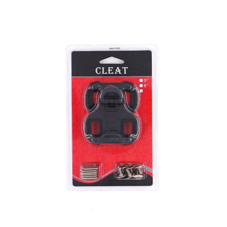 2 PCS RD3-C Road Bike Cleats 6 Degree Float Self-locking Cycling Pedal Cleat for LOOK KEO Road Cleats Fit Most Road Bicycle Shoes