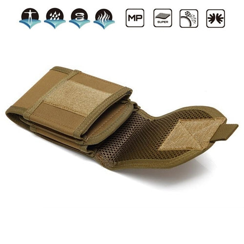 Stylish Multifunctional Outdoor Waist Bag Phone Camera Protective Case Card Pocket Wallet, Pocket Wallet