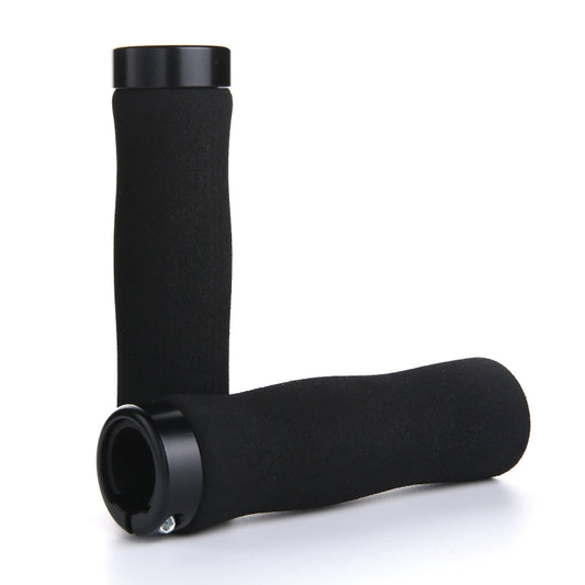 1 Pair AG28 Alloy Lock-Rings + Sponge Bicycle Handlebar Grip
