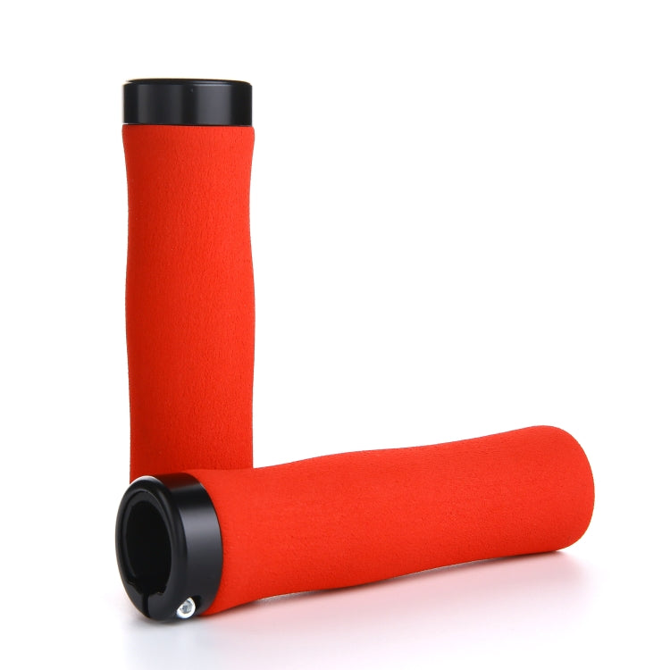 1 Pair AG28 Alloy Lock-Rings + Sponge Bicycle Handlebar Grip