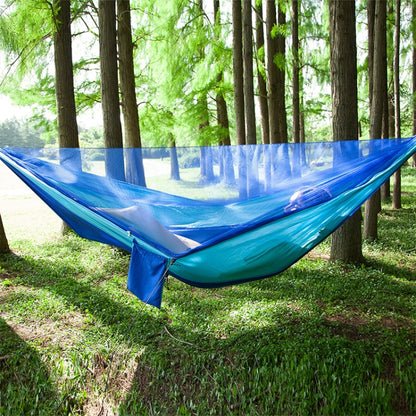 Portable Outdoor Parachute Hammock with Mosquito Nets