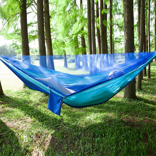 Portable Outdoor Parachute Hammock with Mosquito Nets