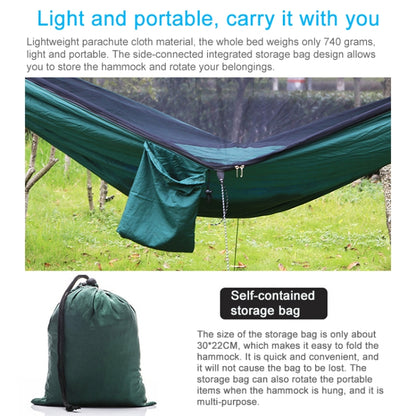 Portable Outdoor Parachute Hammock with Mosquito Nets