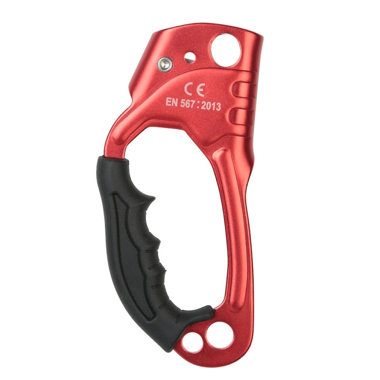 XINDA TP-8606 Outdoor Rock Climbing Aerial Work Anti-fall Handheld Rope Gripper for 8-12mm Diameter Rope Right