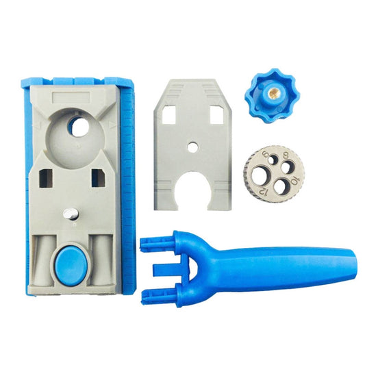 Angular Oblique Woodworking Borehole Locator Sheet Connector with Scale Marking, Woodworking Borehole Locator