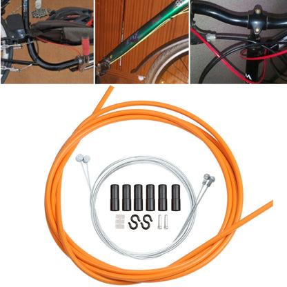Universal Bicycle Brake Cable Tube Set, White, Yellow, Black, Orange, Green, Grey, Blue, Red