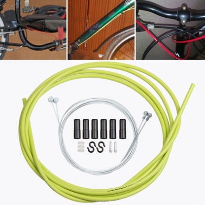 Universal Bicycle Brake Cable Tube Set, White, Yellow, Black, Orange, Green, Grey, Blue, Red