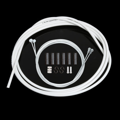 Universal Bicycle Brake Cable Tube Set, White, Yellow, Black, Orange, Green, Grey, Blue, Red