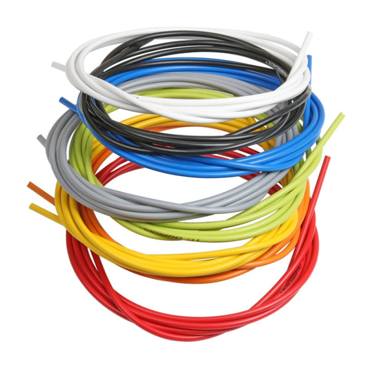Universal Bicycle Brake Cable Tube Set, Red, White, Yellow, Black, Orange, Green, Grey, Blue