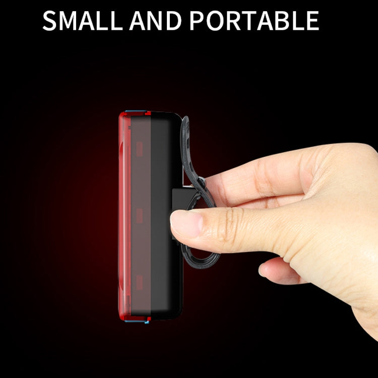 A02 Bicycle Taillight Bicycle Riding Motorcycle Electric Car LED Mountain Bike USB Charging Safety Warning Light (50 Hours, Plastic Bag), 50 Hours, Plastic Bag