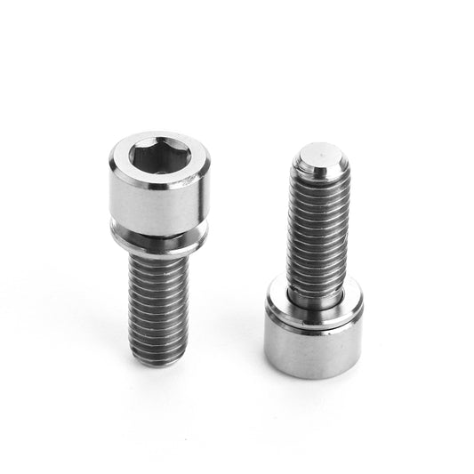 2 PCS Bicycle Accessories Titanium Bottle Cage Screw M5 15mm