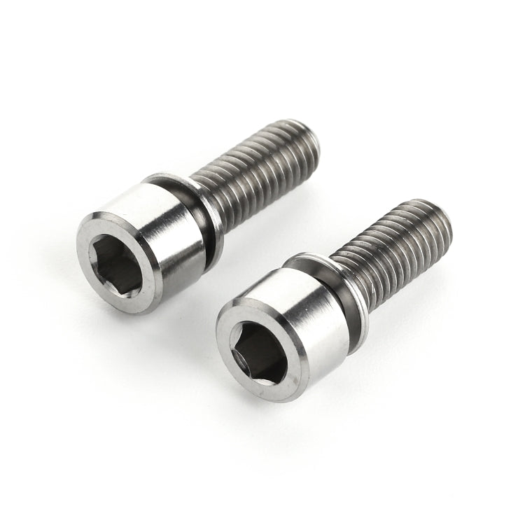 2 PCS Bicycle Accessories Titanium Bottle Cage Screw M5 15mm