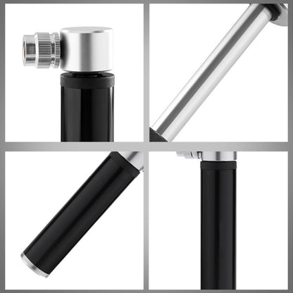 Manual Mini Portable Bicycle Aluminum Alloy Pump+ Glue-free Tire Patch + Fish-shaped Tire Lever
