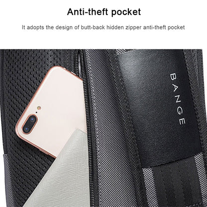 BANGE Men Security USB Chest Bag Portable Outdoor Shoulder Bag, Outdoor Shoulder Bag
