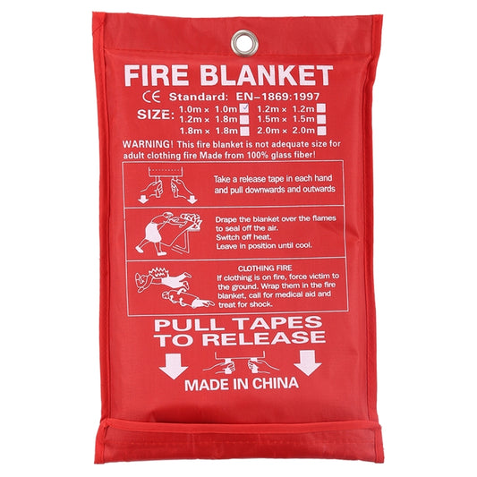 Emergency Survival Fire Blanket Shelter Safety Protector Extinguishers Tent, Size: 1.5×1.5m, Size: 1.5×1.5m