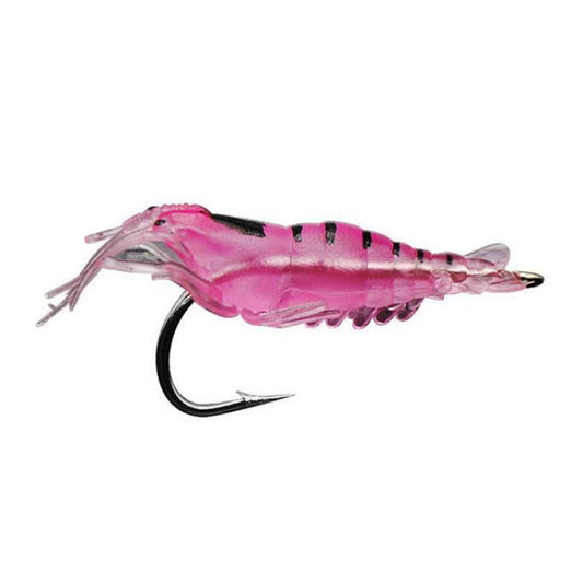10 PCS 4cm Fishing Soft Artificial Shrimp Bait Lures Popper Poper Baits with Hook