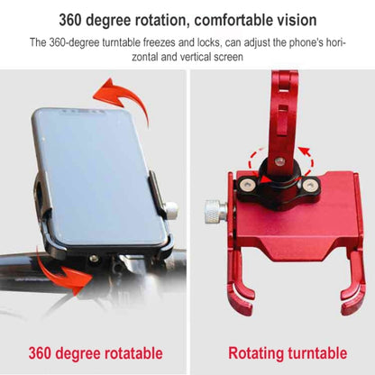 BIKERSAY MP008 Bike Motorcycle Aluminum Alloy Phone Holder Handlebar Clips