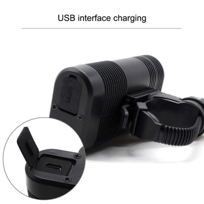 Y12 Bike LED Headlight Front Lamp 2 x XPE LEDs 350LM USB Charging Bicycle Headlight with 5 Modes
