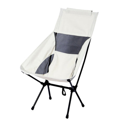 Large Outdoor Camping Leisure Beach Portable Folding Chair, Large(Grey), Large(Navy Blue), Large (White), Large(Black)