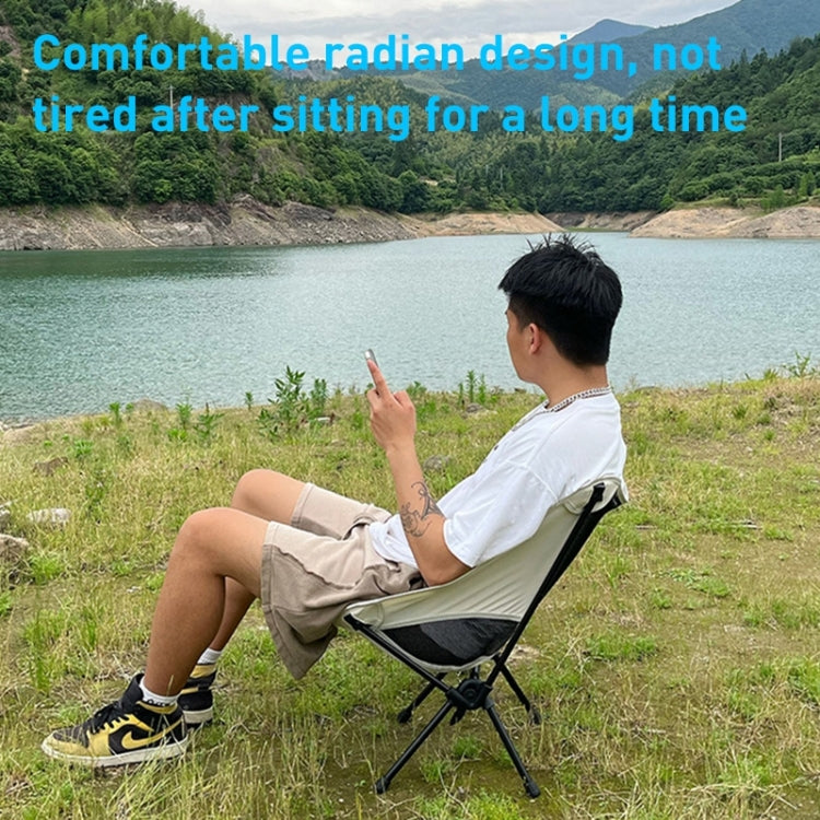 Large Outdoor Camping Leisure Beach Portable Folding Chair, Large(Grey), Large(Navy Blue), Large (White), Large(Black)