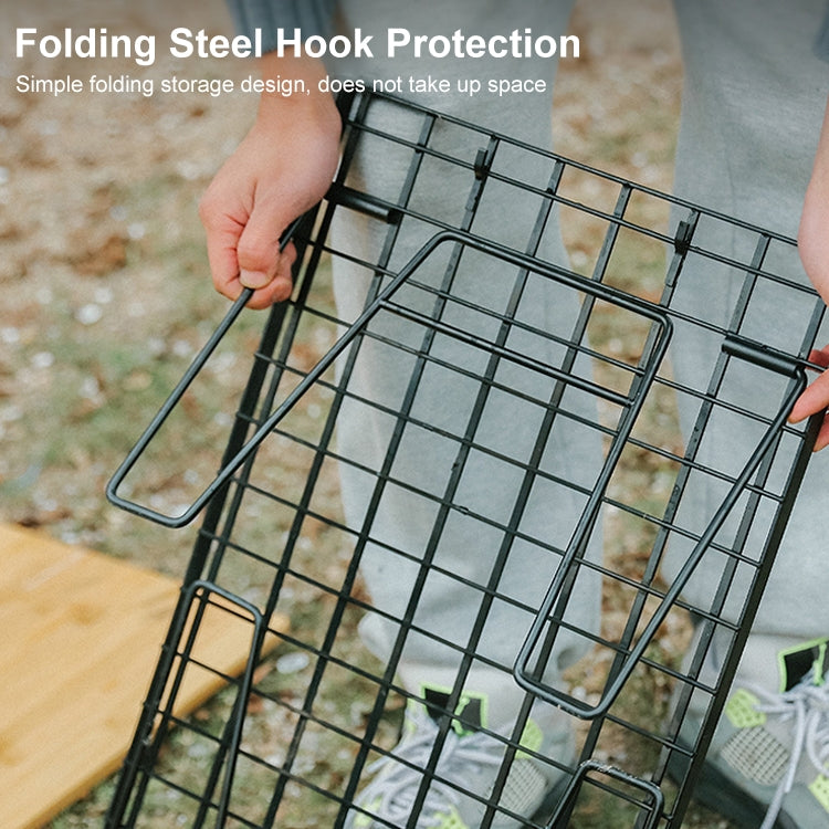 AOTU YT1001 Outdoor Folding Mesh Bamboo Desk with Storage Bag