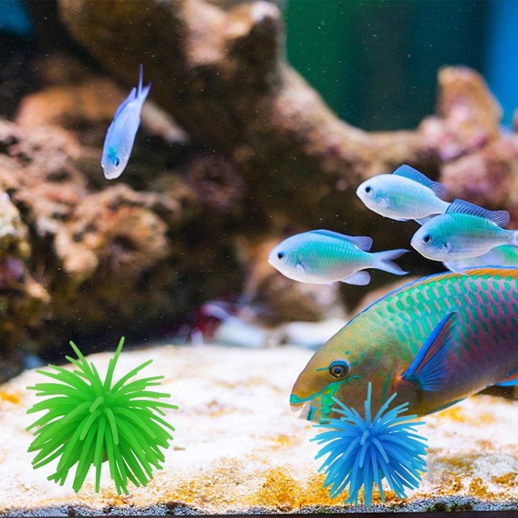 Aquarium Articles Decoration TPR Simulation Sea Urchin Ball Coral, Size: L, Diameter: 13cm, Size: L