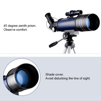 WR852-3 16x/66x70 High Definition High Times Astronomical Telescope with Tripod & Phone Fixing Clip & Moon Filter