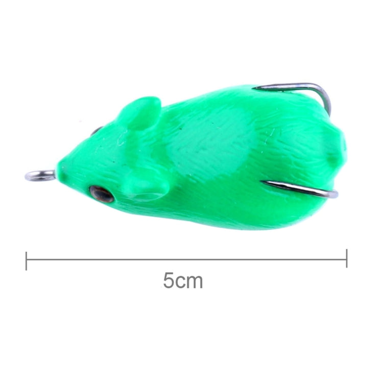 HENGJIA 5cm Biomimetic Mouse Fishing Bait Fishing Lures, Random Color Delivery