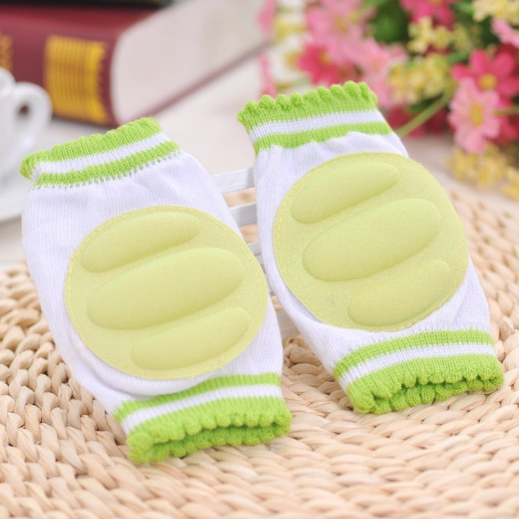 One Pair Ventilated Children  Baby Crawling Walking Knee Guard Elbow Guard Protecting Pads, 11*9CM (Orange), 11*9CM (Pink), 11*9CM (Green), 11*9CM (Blue), 11*9CM (Red), 11*9CM (Yellow)