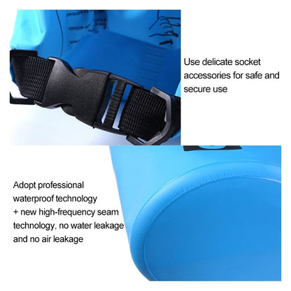 Outdoor Waterproof Bag Dry Sack PVC Barrel Bag, Capacity: 2L