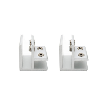 5 PCS Aluminum Alloy Glass Combination Clamp Cabinet Partition Fixing Clip, 90 degrees Cliped 10-12mm, 90 degrees Cliped 10-12mm