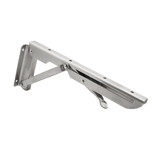 20 inch K Type Wall-mounted Foldable Stainless Steel Spring Storage Shelf for Dining Table, 20 inch