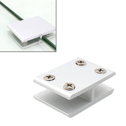 Aluminum Alloy Glass Combination Clamp Cabinet Partition Fixing Clip, 180 degrees Cliped 10-12mm, 180 degrees Cliped 10-12mm