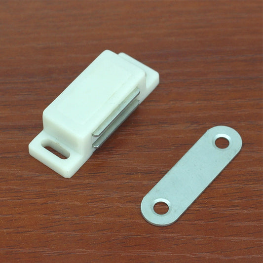 50 PCS Plastic Strong Magnetic Cupboard Door Suction Wardrobe Bookcase Home Accessories, Size: S, S