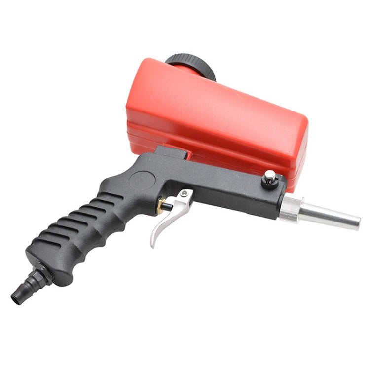 Portable Red Gravitational Sandblasting Machine Mini Rust-proof Sandblaster, Red