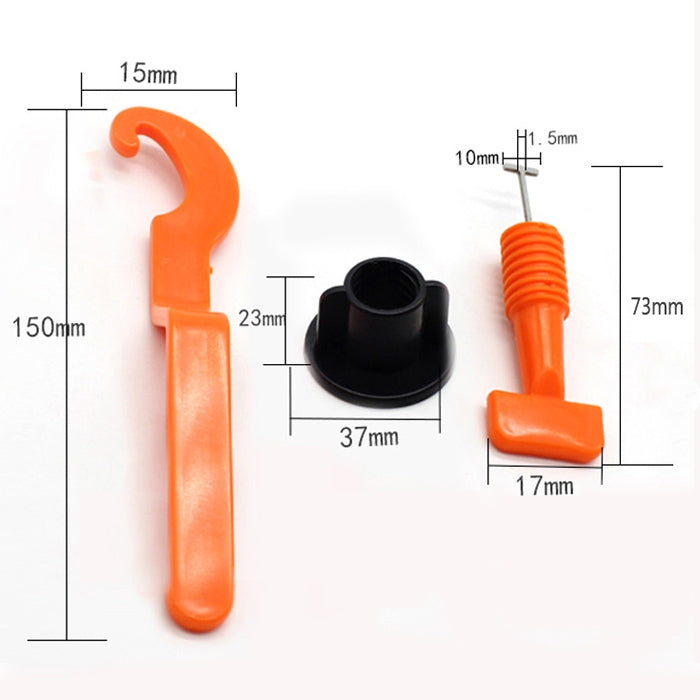 50 PCS Leveler Clip Leveling Device Paving Tile Positioning Aids, Positioning Aids