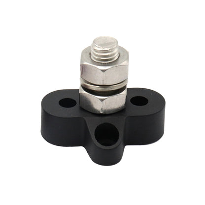 Single Heavy-Duty Terminal Studs Black  M10 Bus Bar for Car / RV / Boat, M10 Black