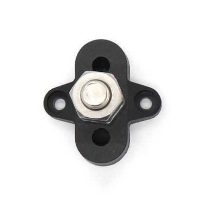 Single Heavy-Duty Terminal Studs Black  M10 Bus Bar for Car / RV / Boat, M10 Black