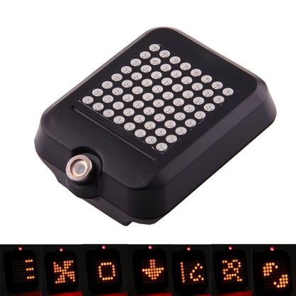 Bicycle Intelligent Wireless Control USB Rechargeable Turn Signal Light Bike Rear&#160;Brake Light with Laser & Mount Holder Strap, AQY-0100