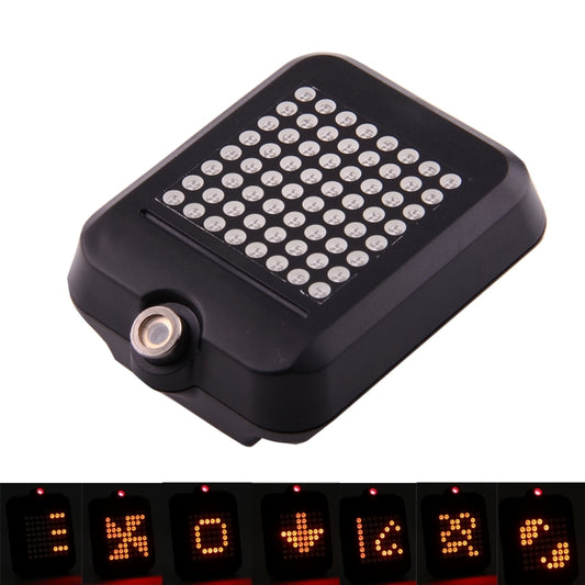Bicycle Intelligent Wireless Control USB Rechargeable Turn Signal Light Bike Rear&#160;Brake Light with Laser & Mount Holder Strap, AQY-0100