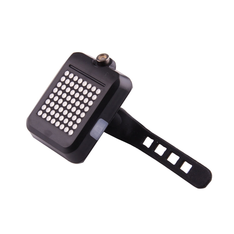 Bicycle Intelligent Wireless Control USB Rechargeable Turn Signal Light Bike Rear&#160;Brake Light with Laser & Mount Holder Strap, AQY-0100