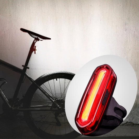 AQY-096 مصباح خلفي للدراجة LED أحادي اللون قابل للفصل وقابل لإعادة الشحن عبر USB، أبيض، (أحمر)