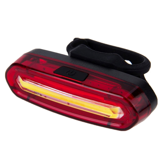 AQY-096 مصباح خلفي للدراجة LED أحادي اللون قابل للفصل وقابل لإعادة الشحن عبر USB، أبيض، (أحمر)