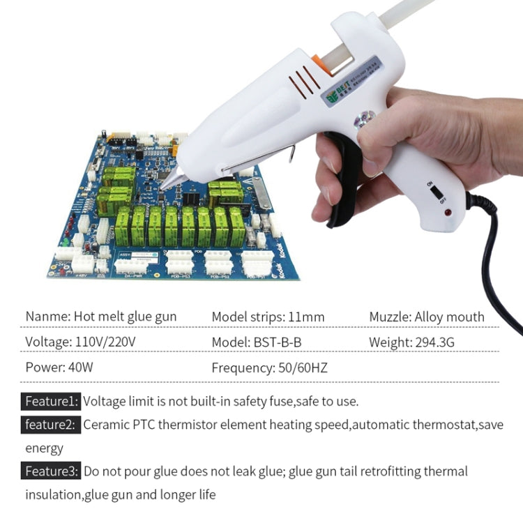 BEST-B-B AC 220V Hot Pneumatic Glue Gun, BEST-B-B