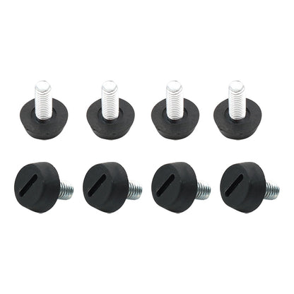 100 PCS Adjustable Foot Pad Furniture Screw Support Stub, M8x15, M8x15