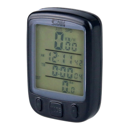 SUNDING 563C Bike Bicycle Waterproof Wireless LCD Screen Luminous Mileage Speedometer Odometer, Chinese Version