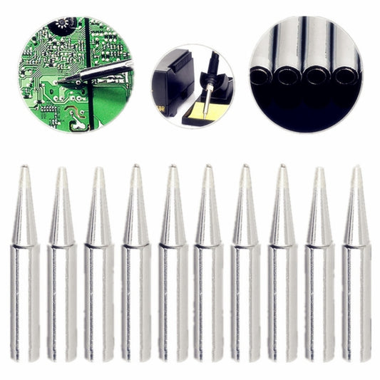 10 PCS 900M-T-B Pointed End Lead-free Electric Welding Soldering Iron Tips, For 900M-T-B